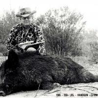 John Wootters 1986 – 350 lbs. handgun at Los Cuernos